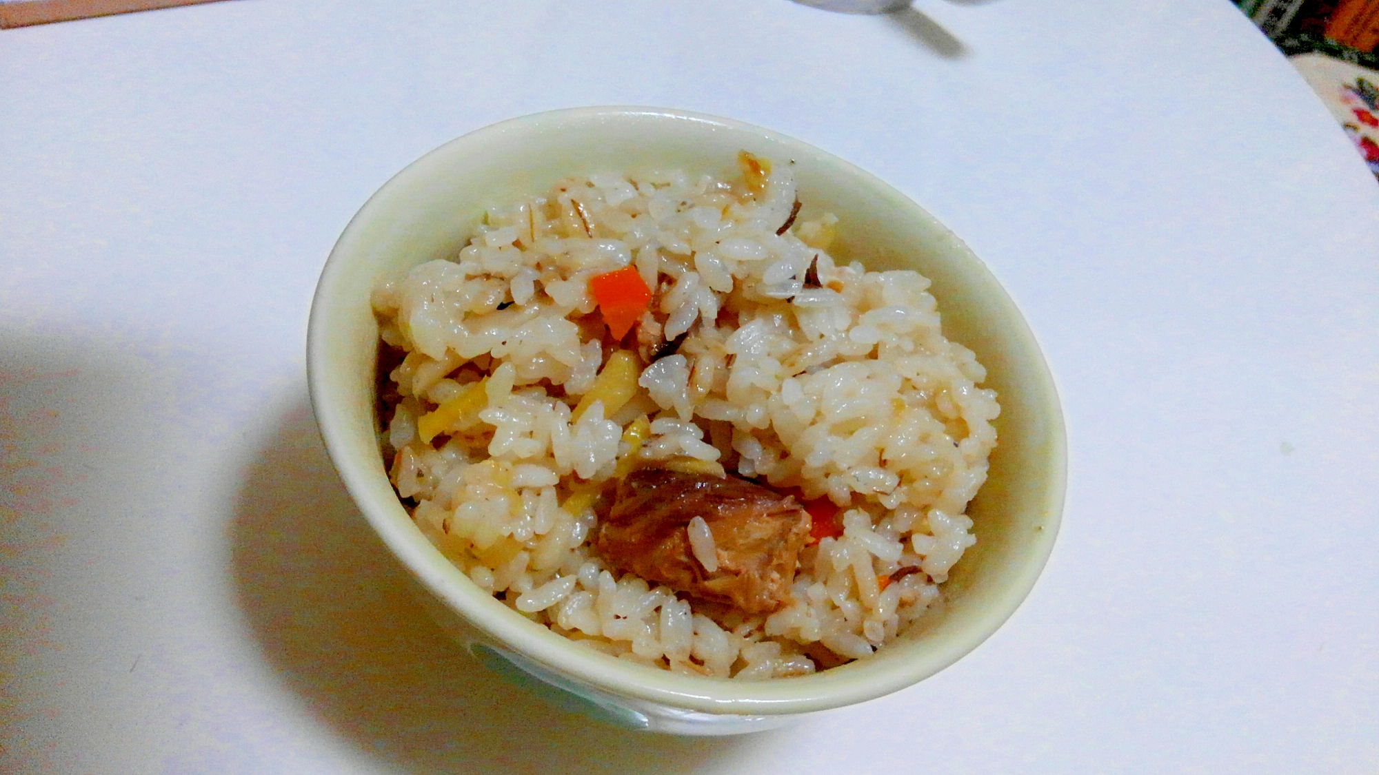 鯖と生姜ご飯