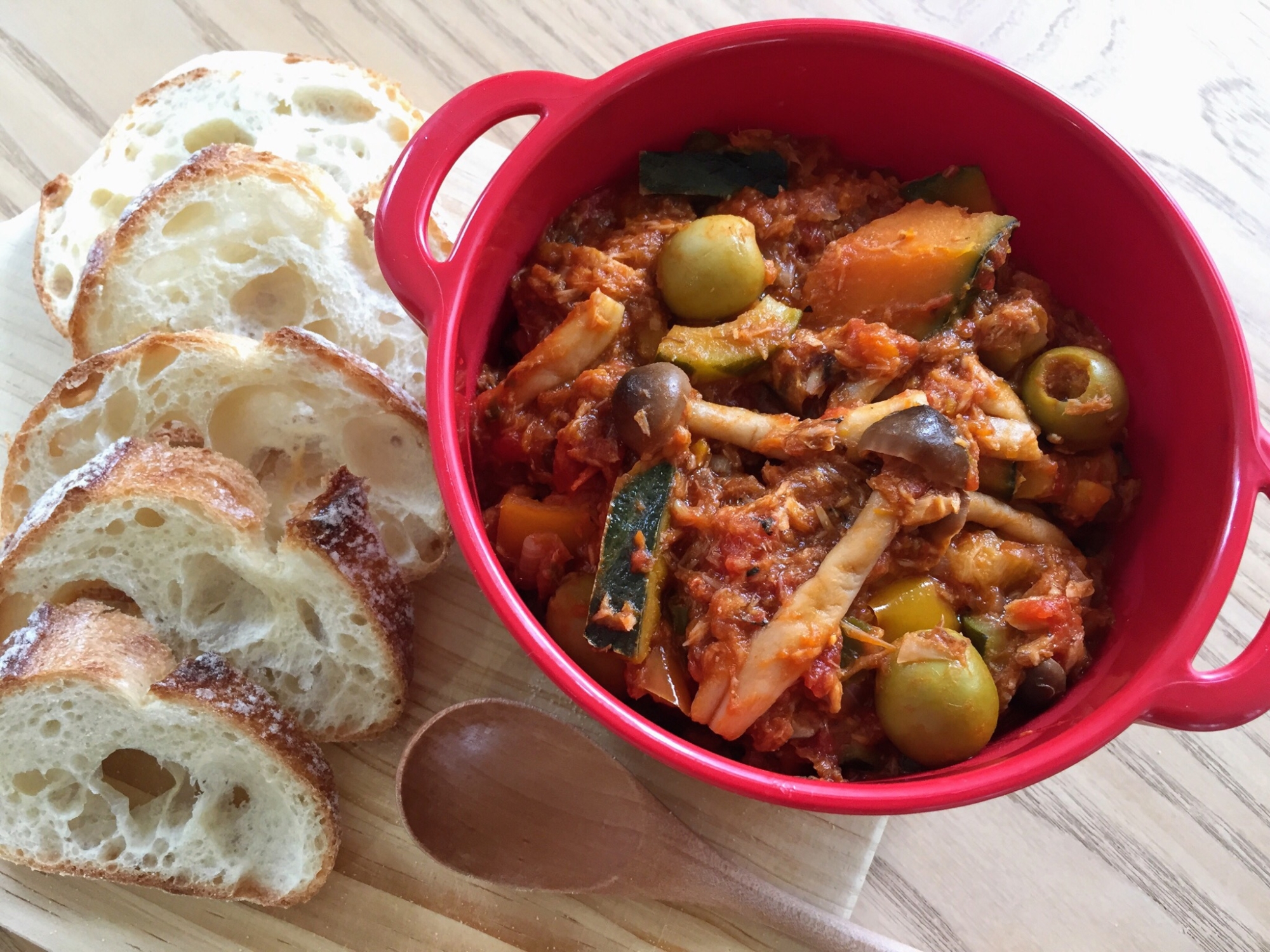 栄養満点！サバ缶と夏野菜のラタトゥイユ