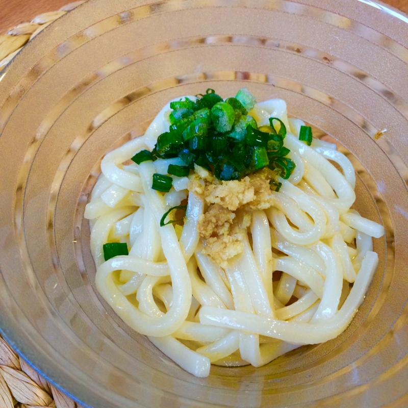 ぶっかけ冷やし生姜うどん