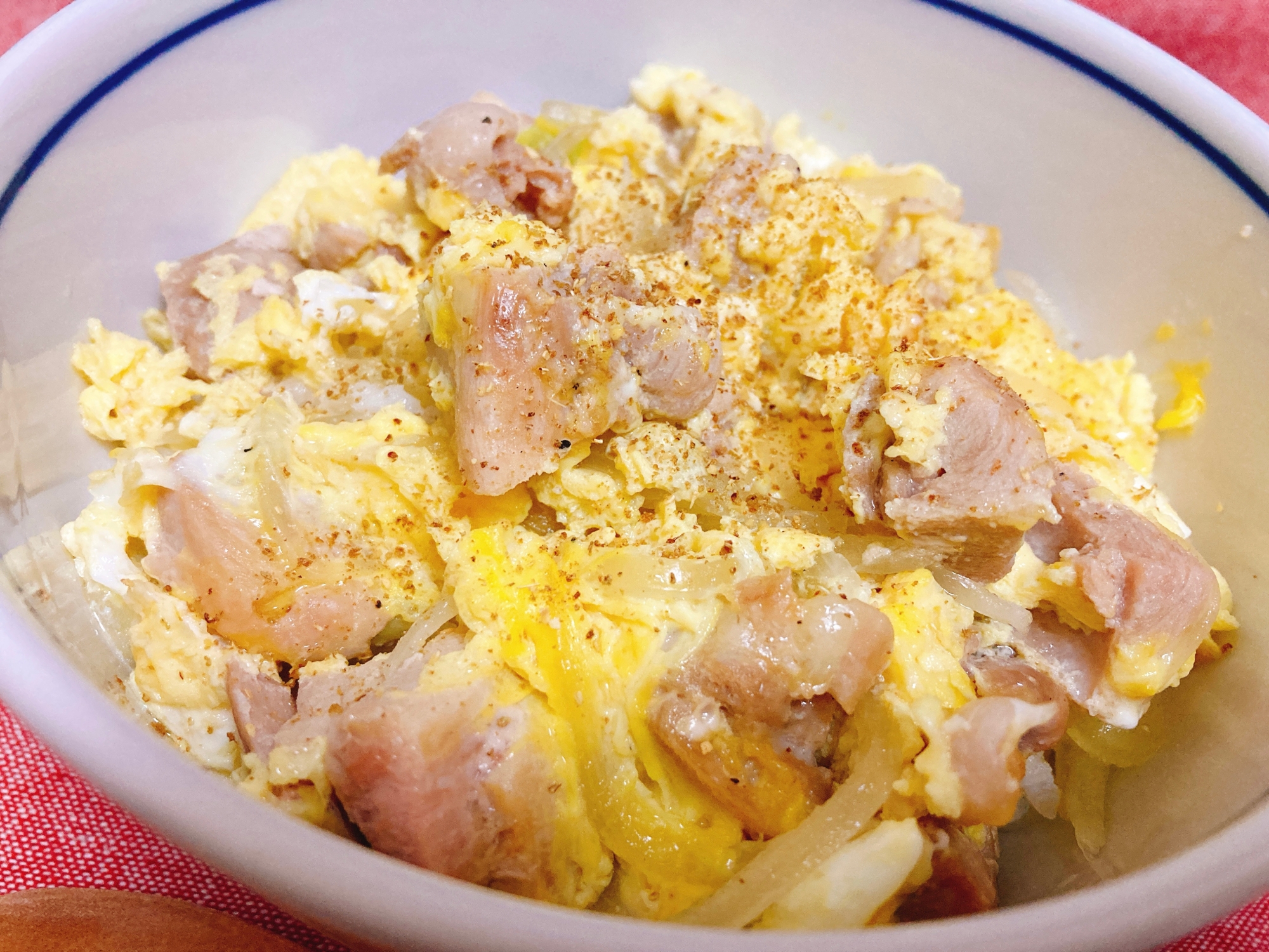ほんのり山椒香る! 親子丼ぶり