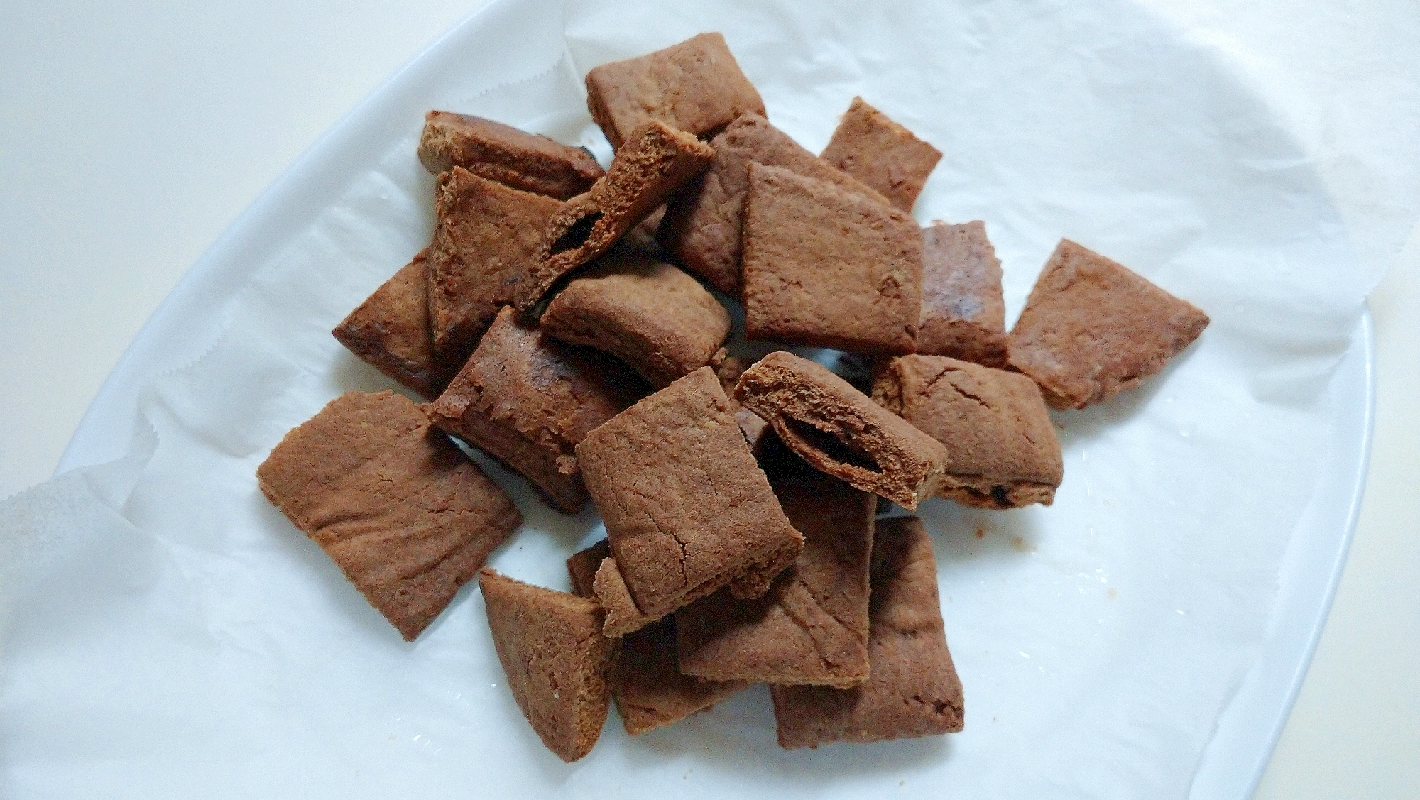 レンチン米粉ココアクッキー