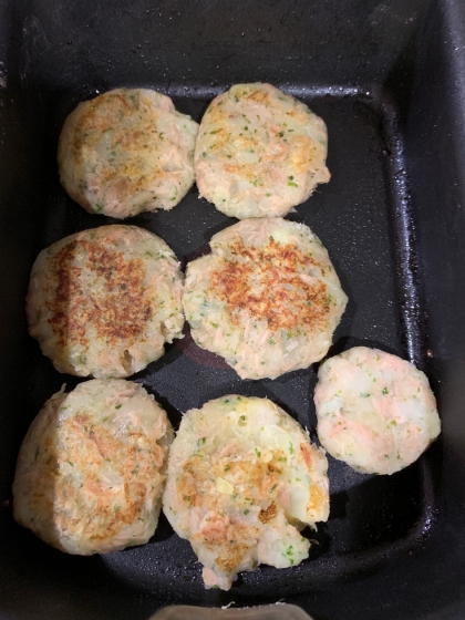 離乳食☆シラスと青海苔のジャガイモお焼き