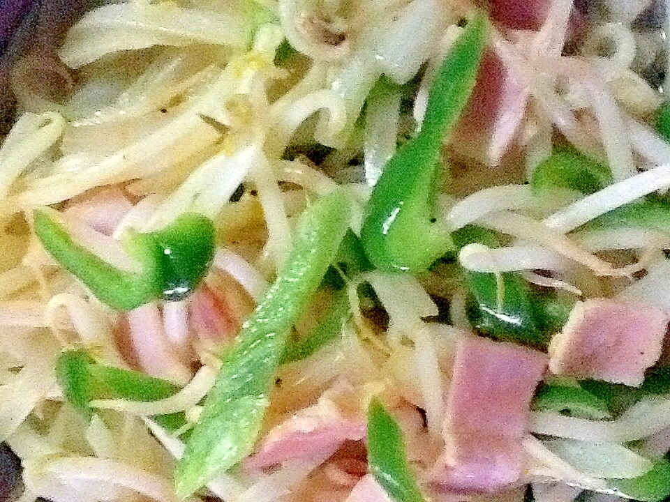 野菜炒めカレー味