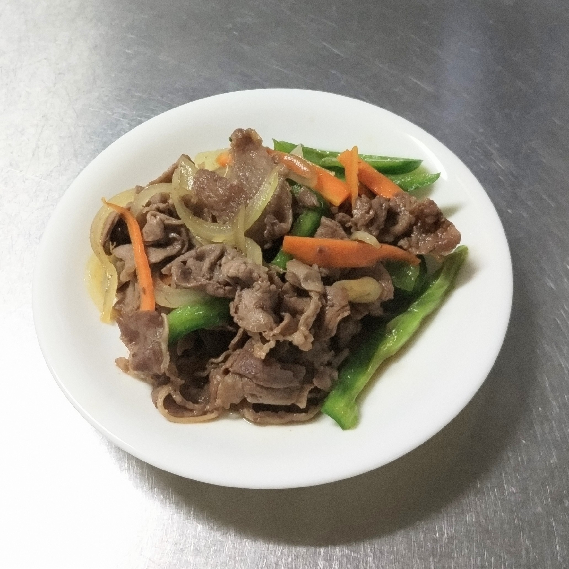 牛肉と野菜の甘辛炒め