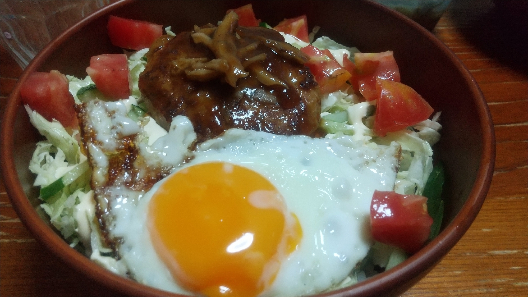 簡単！早い！ロコモコ丼