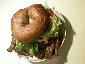 野菜たっぷり ヘルシーベーグルサンド レシピ 作り方 By Louis1226 楽天レシピ 野菜たっぷり ヘルシーベーグルサンド レシピ 作り方 By Louis1226 楽天レシピ