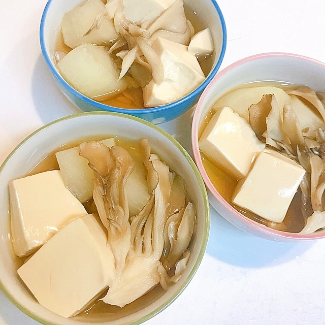 大根と舞茸と豆腐の☆ホカホカ煮物