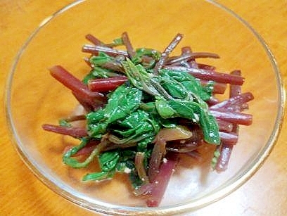 蔓紫の　山葵醤油