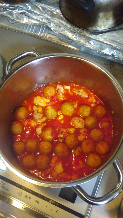 ミートボールのトマト煮