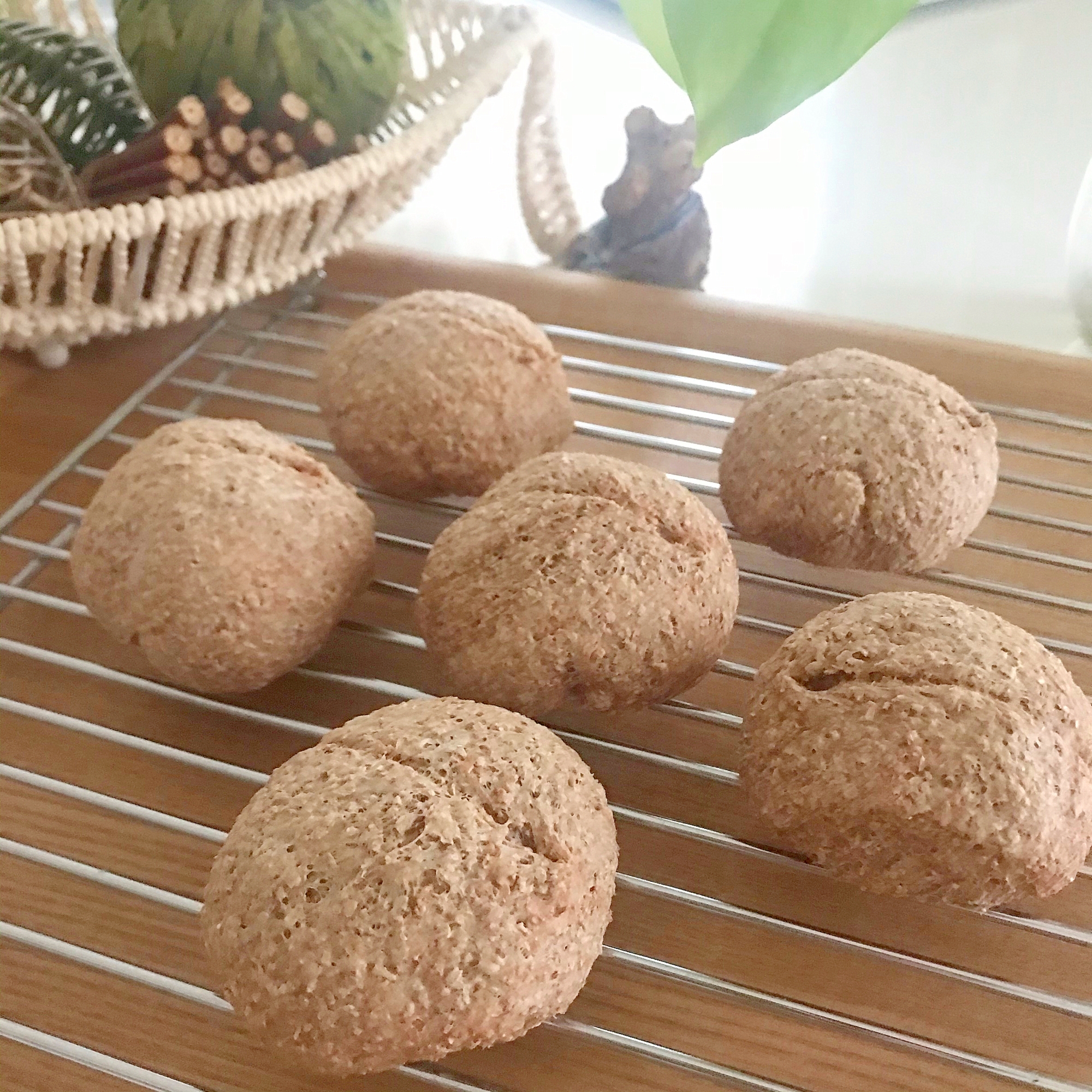 ブラン(ふすま)de丸パン♪