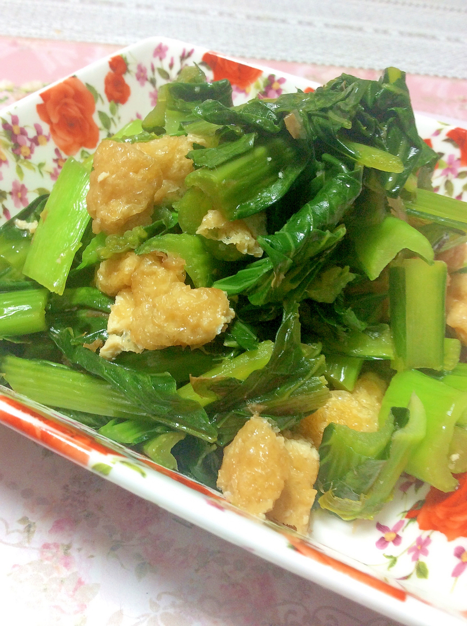 レンジで5分♡小松菜の煮びたし