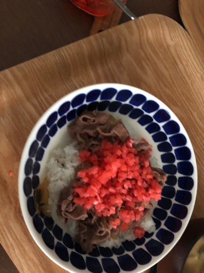 これは美味しかった！吉野家の味でした！大好物の紅生姜いっぱいかけてもりもり食べました。これからもずっとリピします！