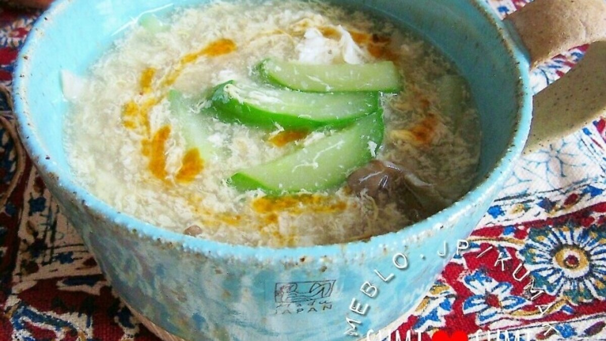 朝10分で きゅうりと卵の中華スープ レシピ 作り方 By Kumakumasumi 楽天レシピ 朝10分で きゅうりと卵の中華スープ レシピ 作り方 By Kumakumasumi 楽天レシピ