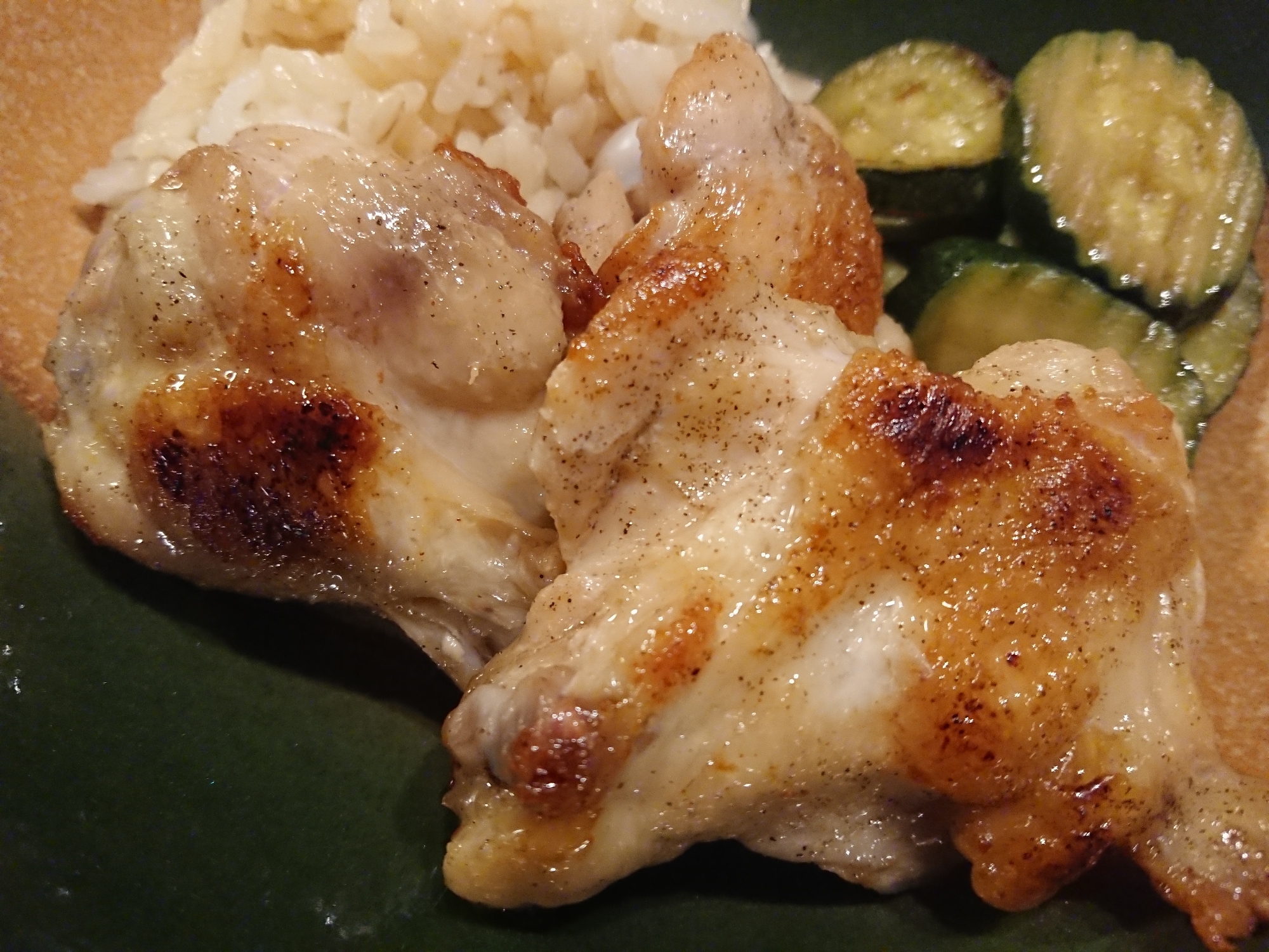鶏手羽元の塩焼き