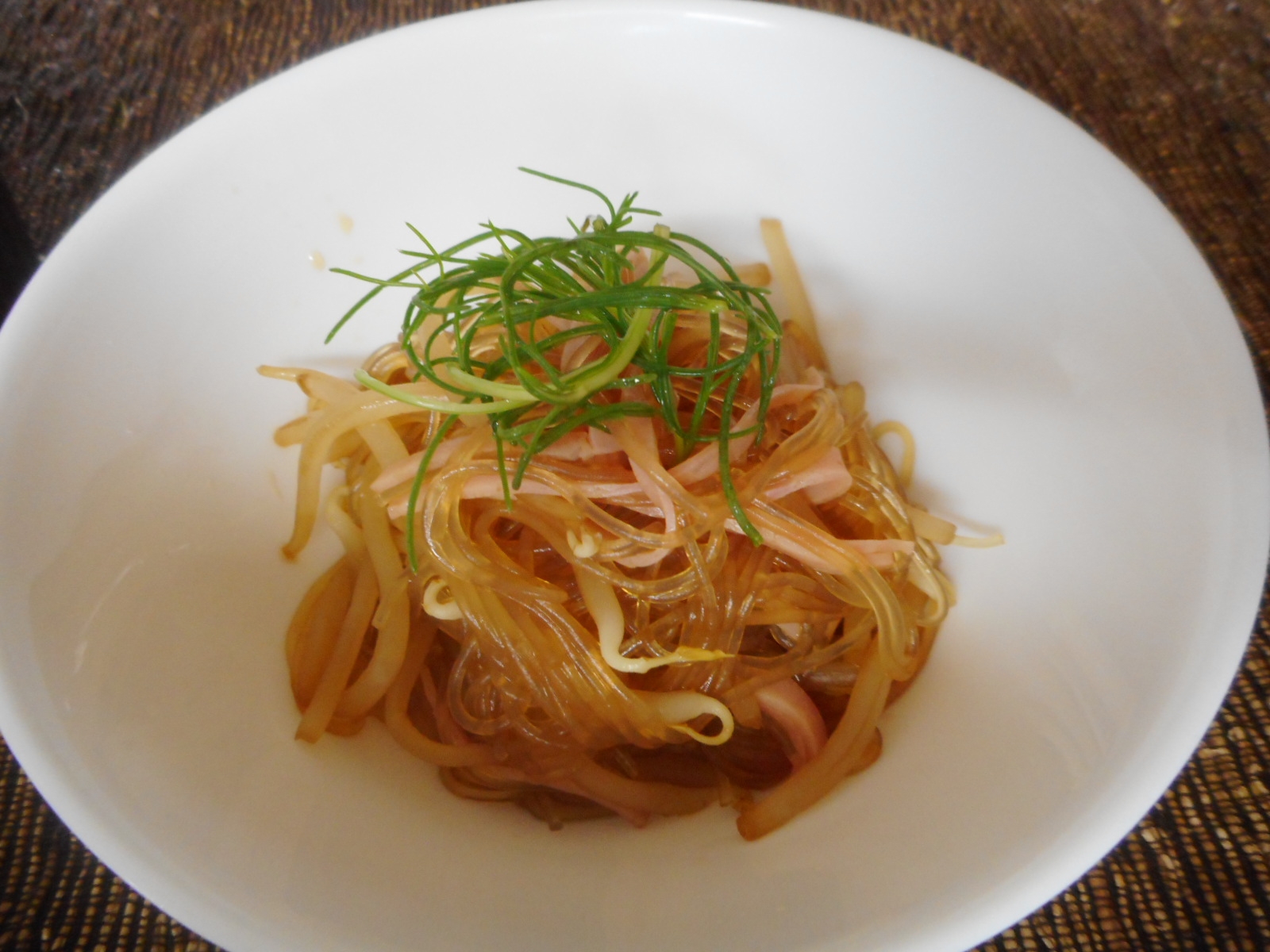 春雨ともやしの甘酢煮