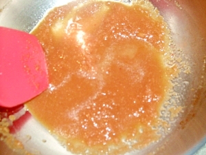 バター醤油の明太子ソース