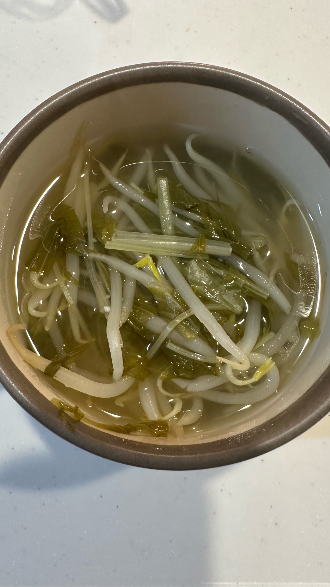 エスニック☆もやしレタス水菜のスープ