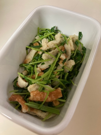 レンジで♪豆苗とちくわのナムル