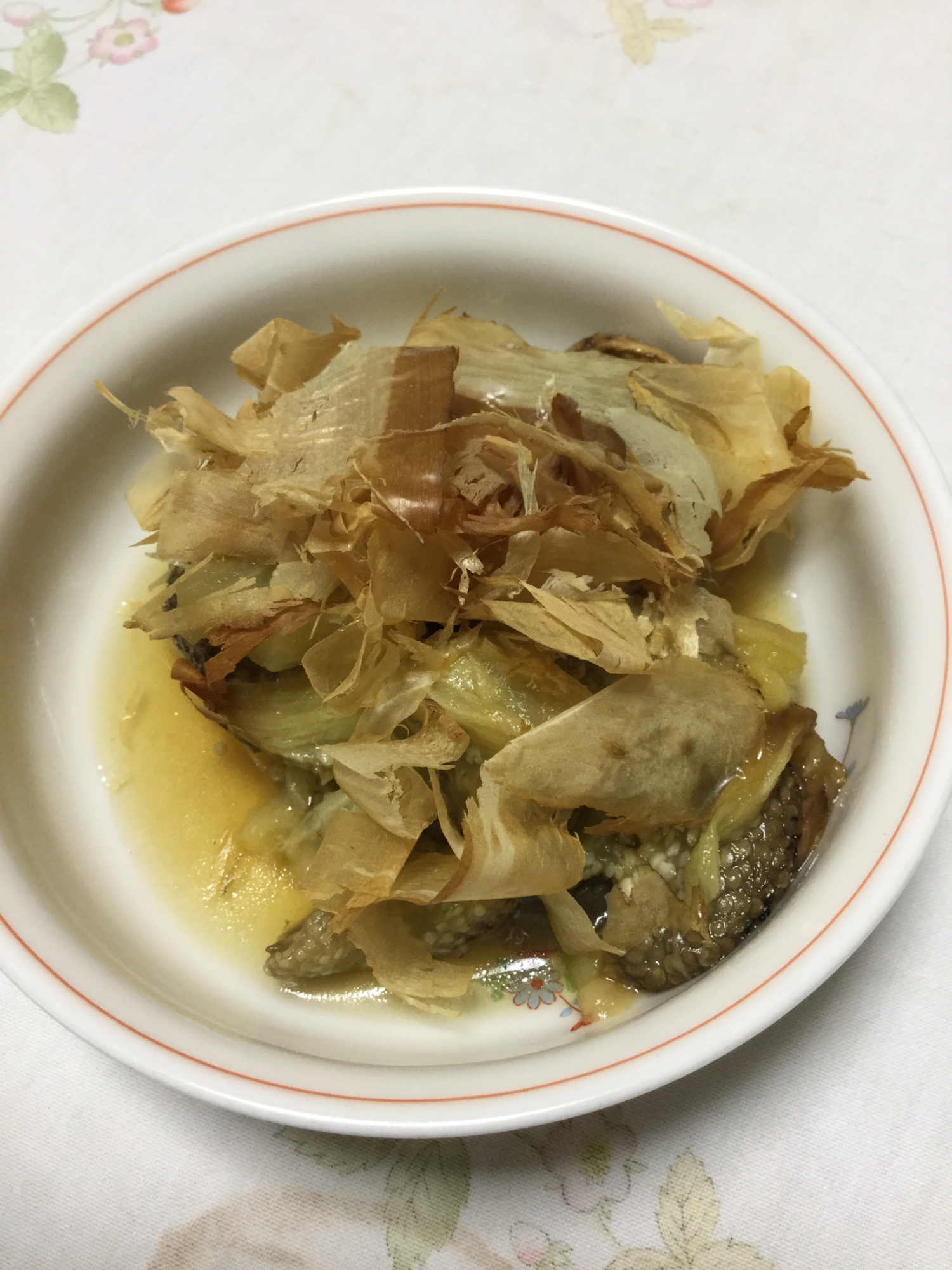 ごま香る水茄子で焼き茄子