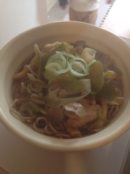 ごま油でお蕎麦がより美味しいですね(o^^o)家族みんなで美味しくいっぱいいただきました。ご馳走様でした。