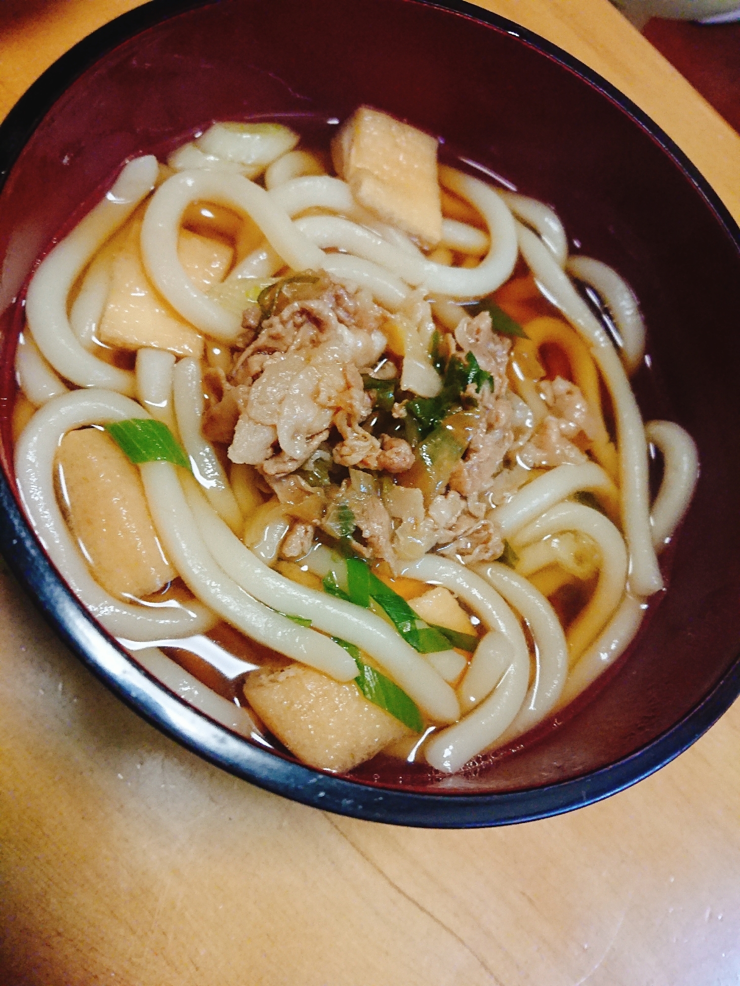 豚丼の具で肉うどん