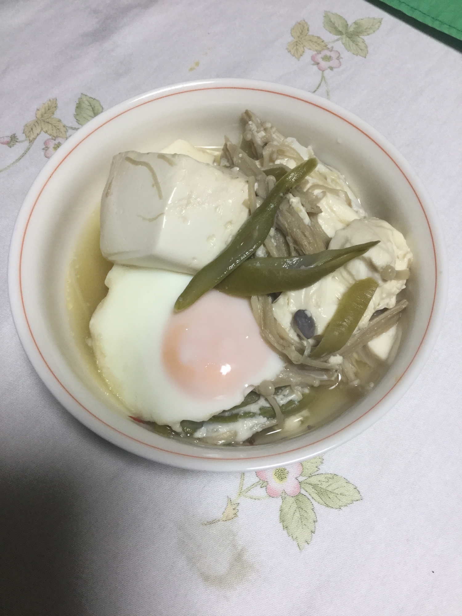 豆腐の卵とじ