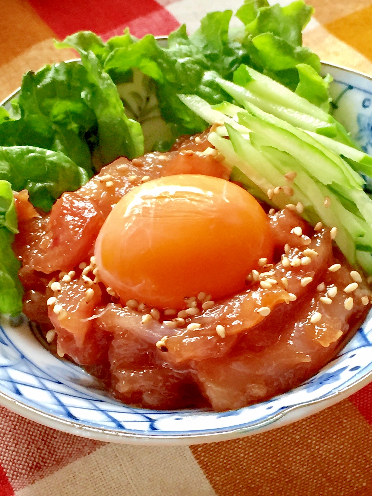 簡単うまっ!マグロのユッケ