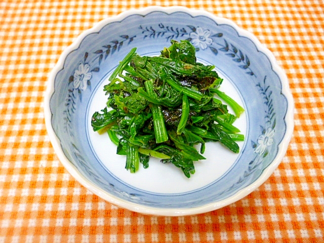 ほうれん草の海苔びたし