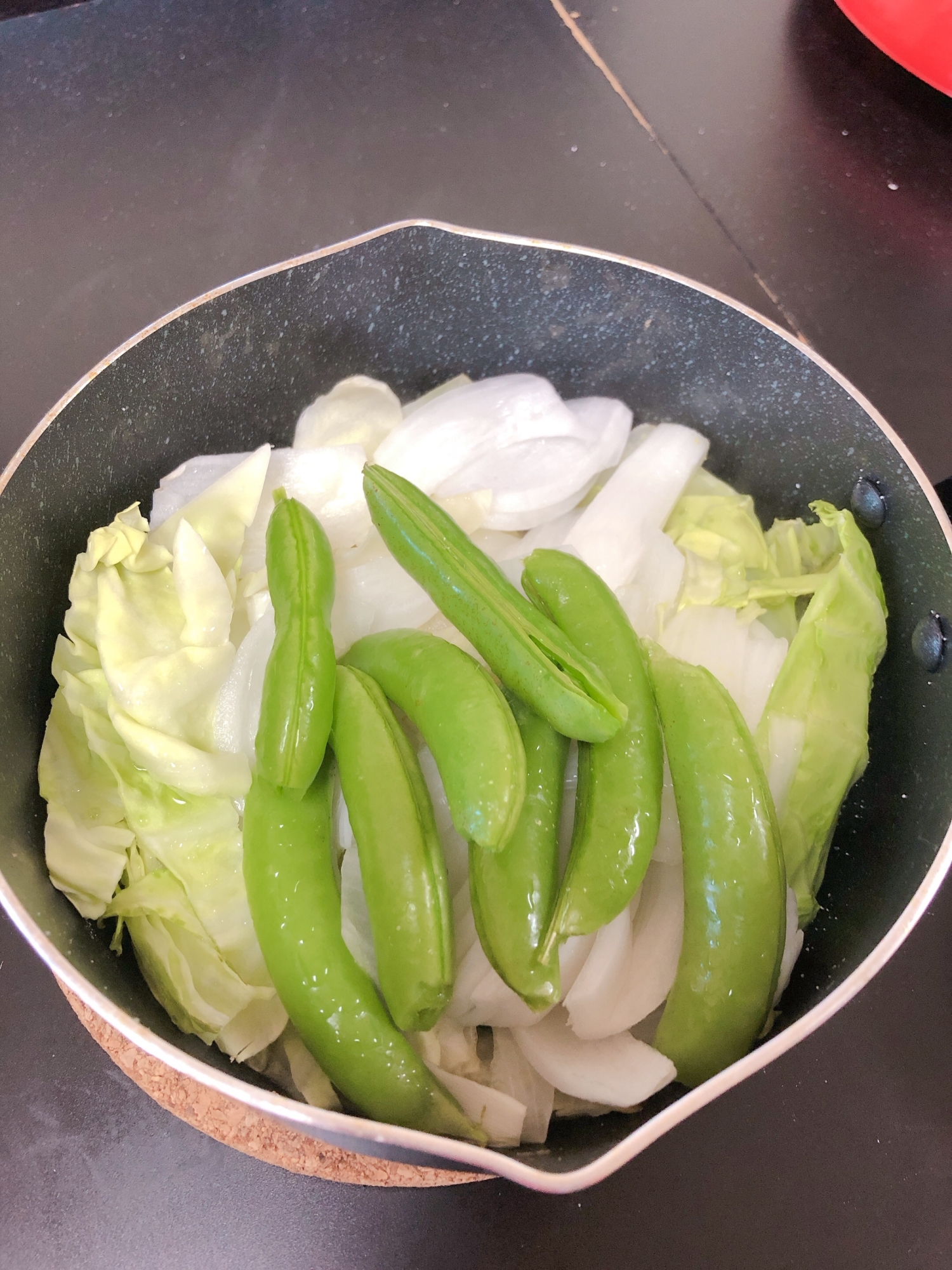簡単＆ヘルシー★野菜のガーリックオイル蒸し★１０分
