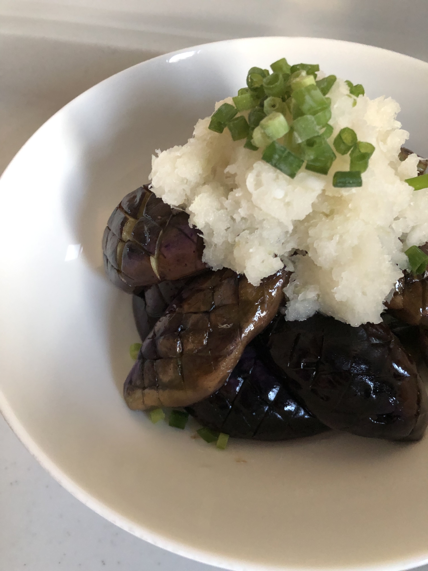 揚げ焼きでヘルシー♩なすの素揚げ