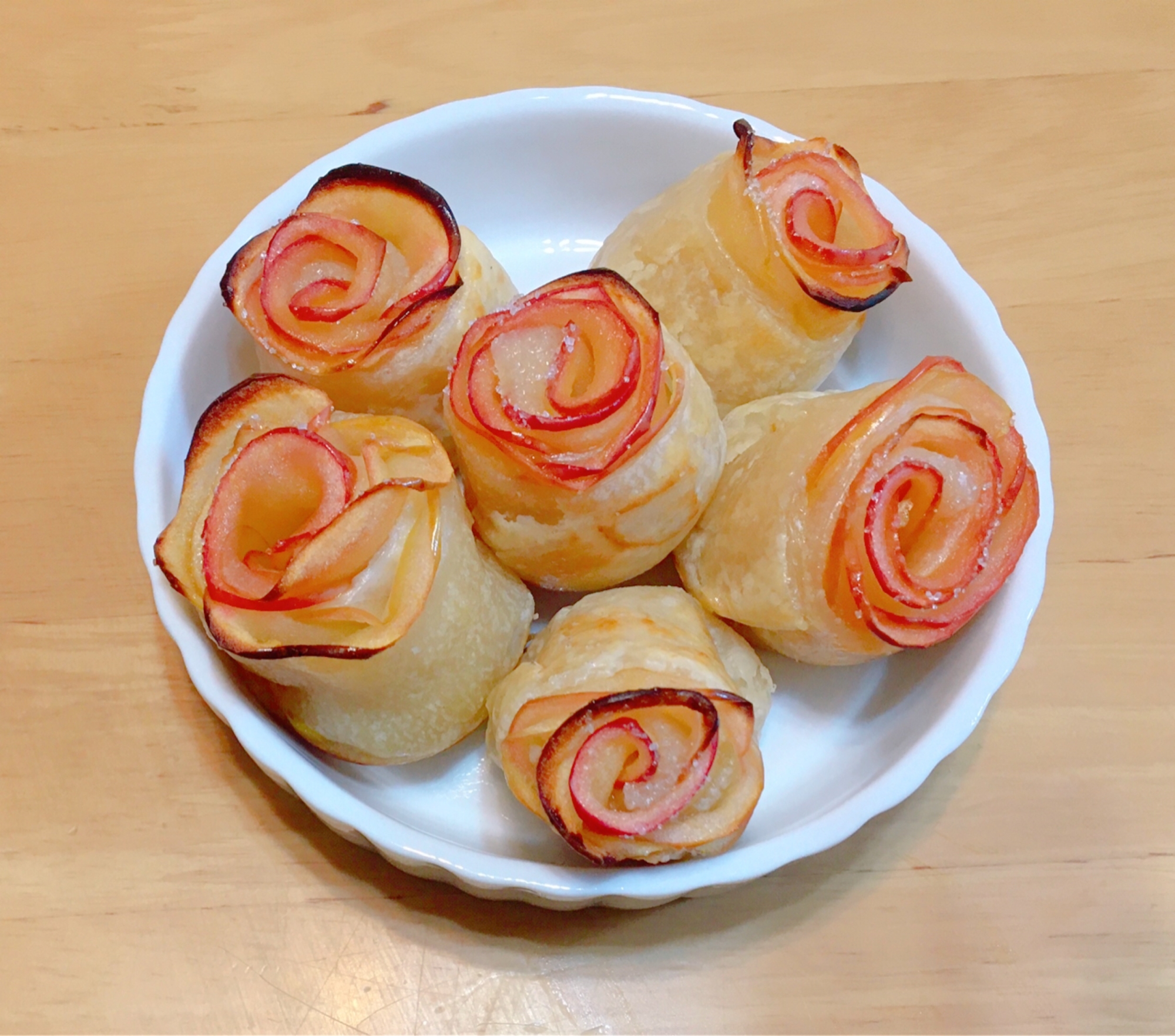 バレンタインにバラのアップルパイ レシピ 作り方 By Tsu2ya8 楽天レシピ