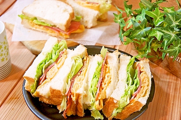 朝食にオススメ!旨味de子供が喜ぶサンドイッチ