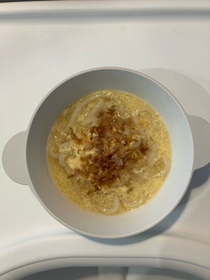 お腹に優しい(*^。^*)溶き卵のおうどん