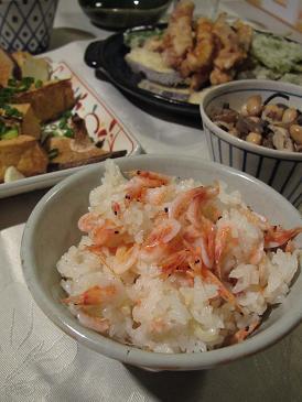 簡単、桜海老と新生姜のご飯