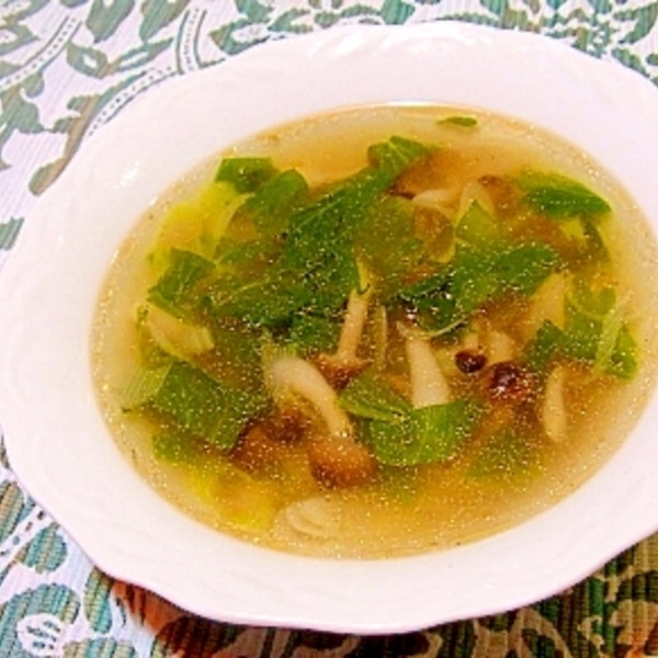セロリの葉としめじの中華スープ レシピ 作り方 By メリッコ 楽天レシピ セロリの葉としめじの中華スープ レシピ 作り方 By メリッコ 楽天レシピ