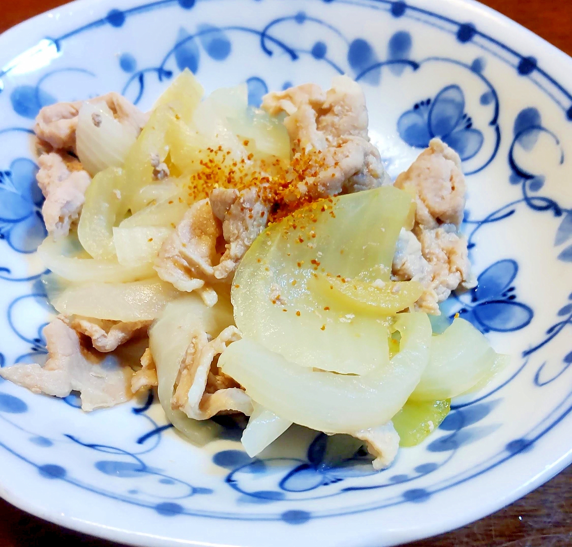 豚肉と玉ねぎの煮物