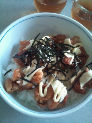 こってり美味い★鶏照りマヨ丼