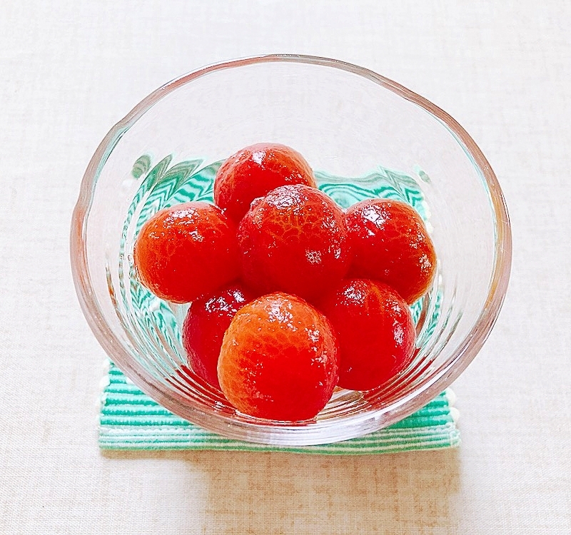 ミニトマトの蜂蜜漬け