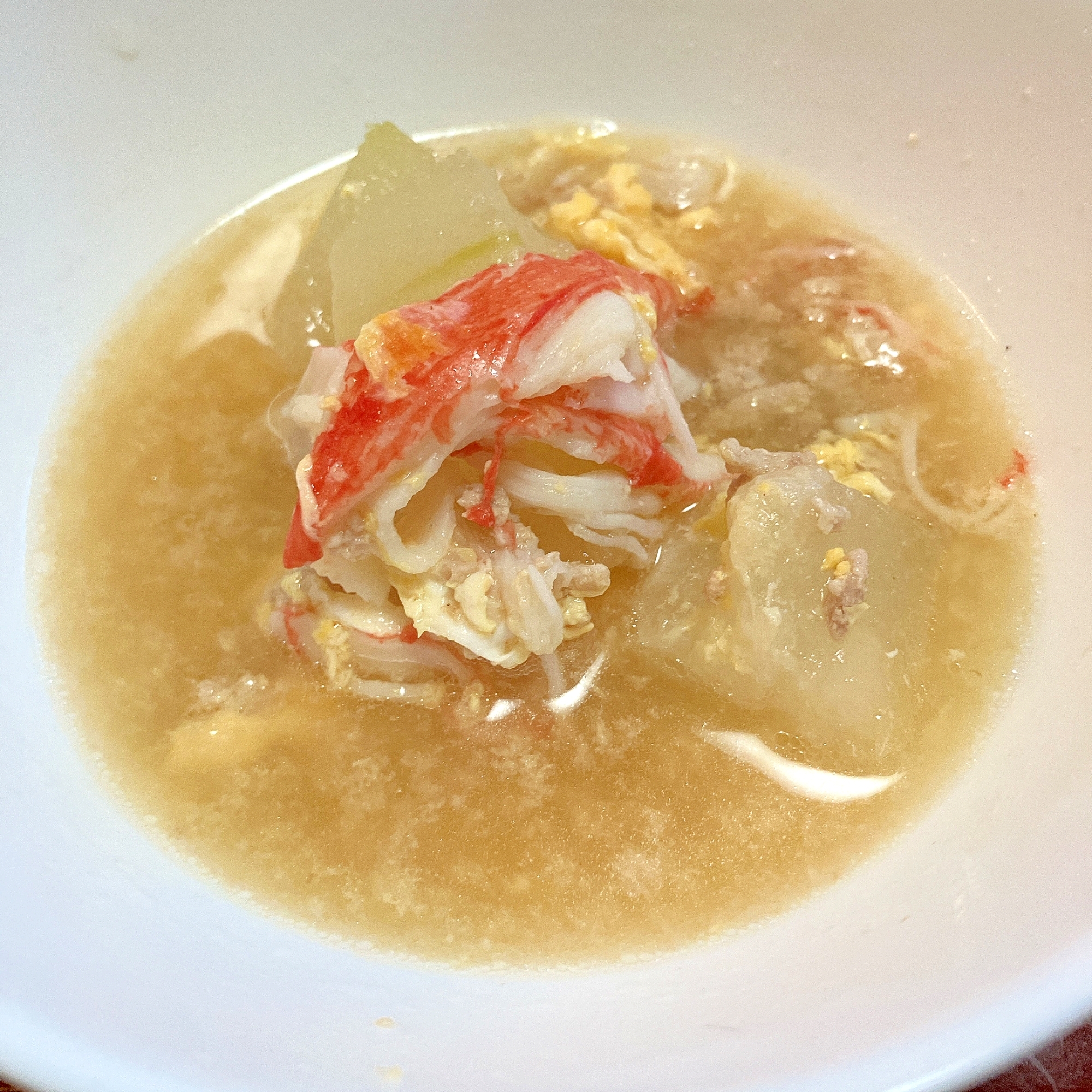 中華風★冬瓜とかにかまのスープ