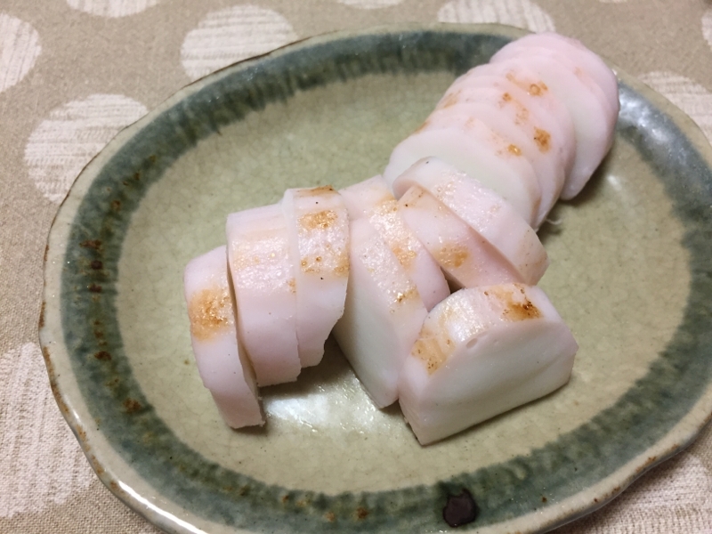 にんにく醤油でかまぼこソテー