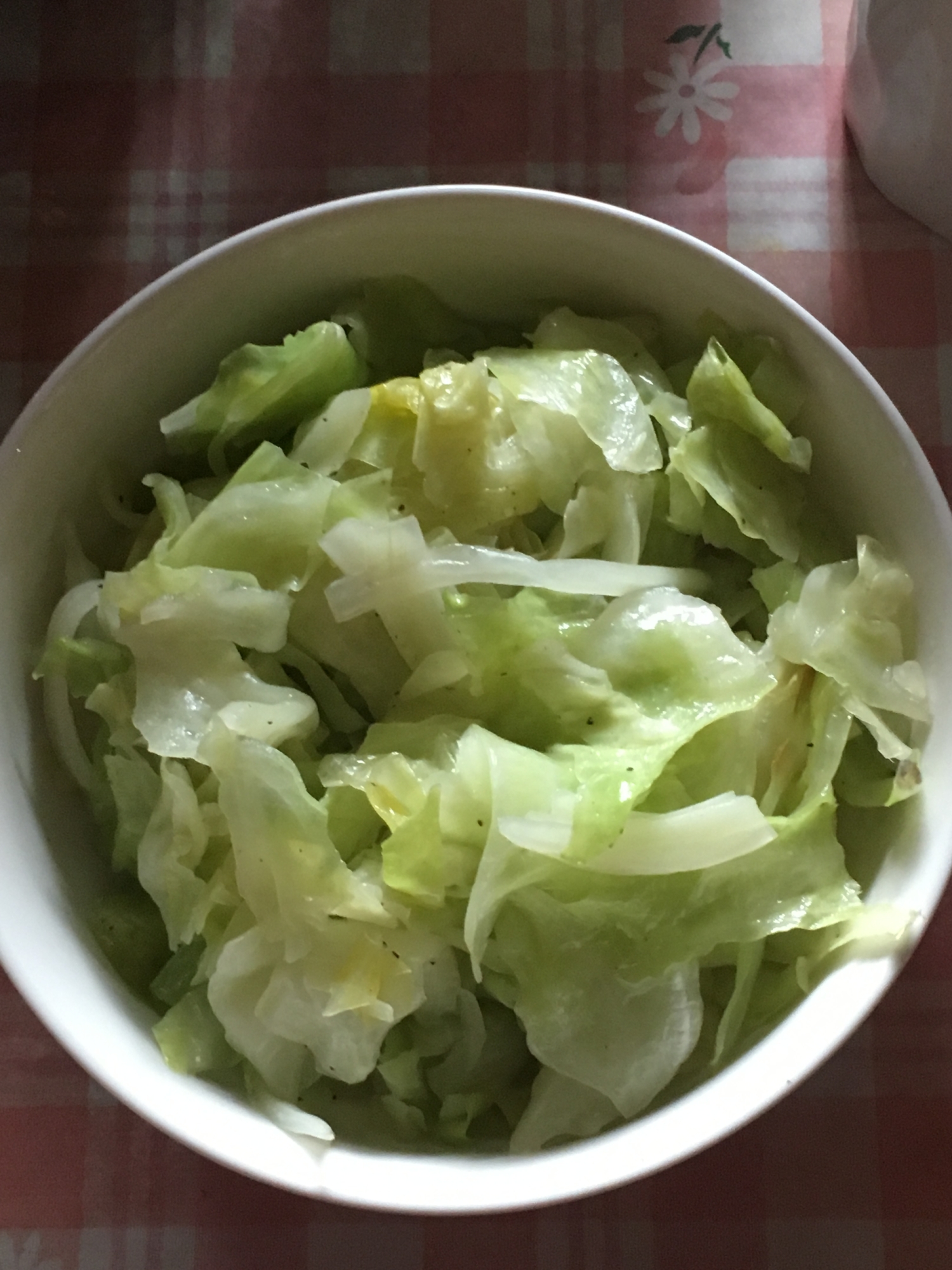 キャベツの鶏油炒め