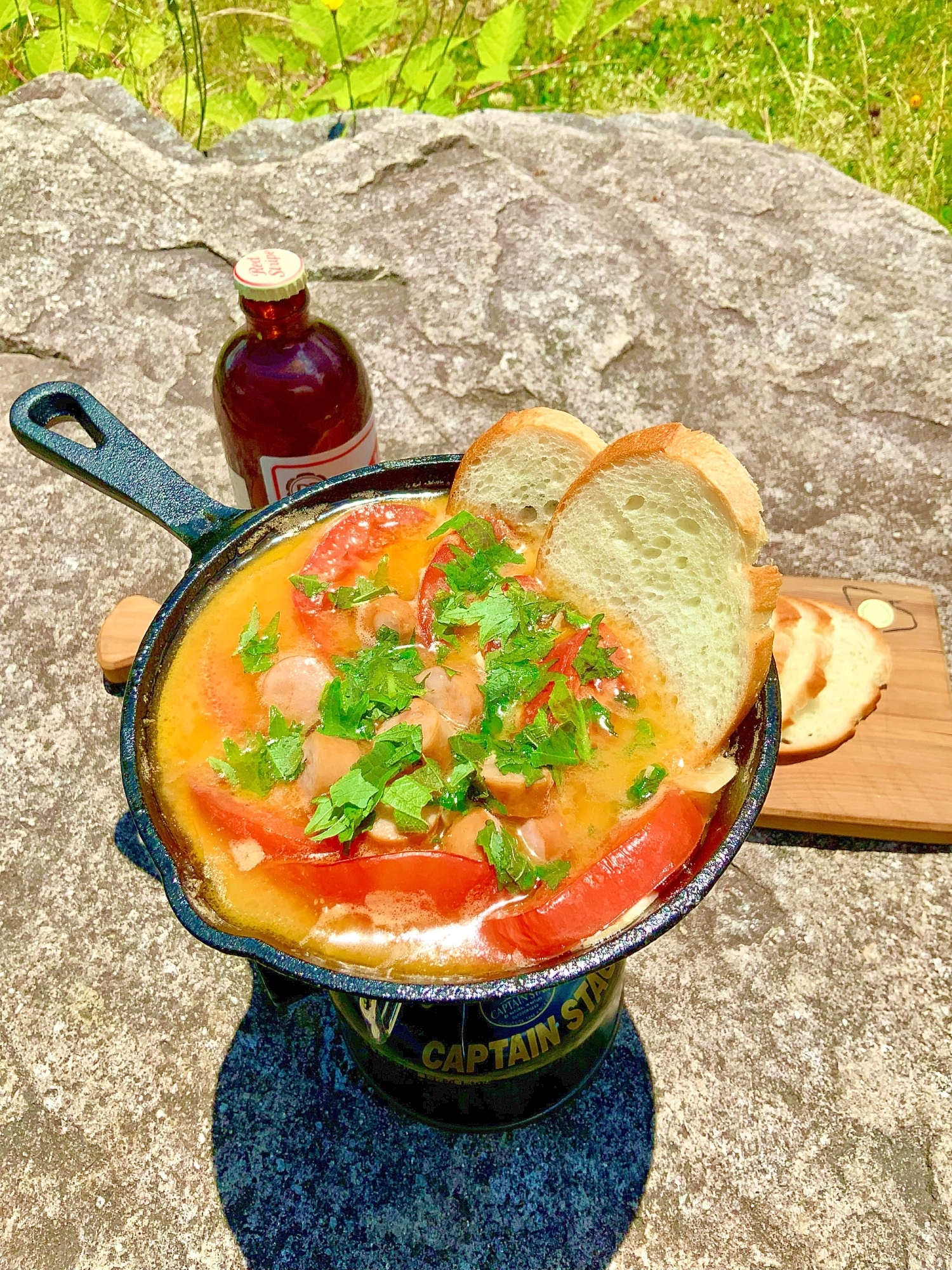 キャンプで大葉香るトマトとモッツァレラのアヒージョ レシピ 作り方 By やっさん 楽天レシピ キャンプで大葉香るトマトとモッツァレラのアヒージョ レシピ 作り方 By やっさん 楽天レシピ