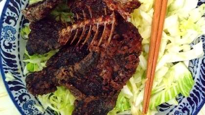 懐かしいクジラの竜田揚げ