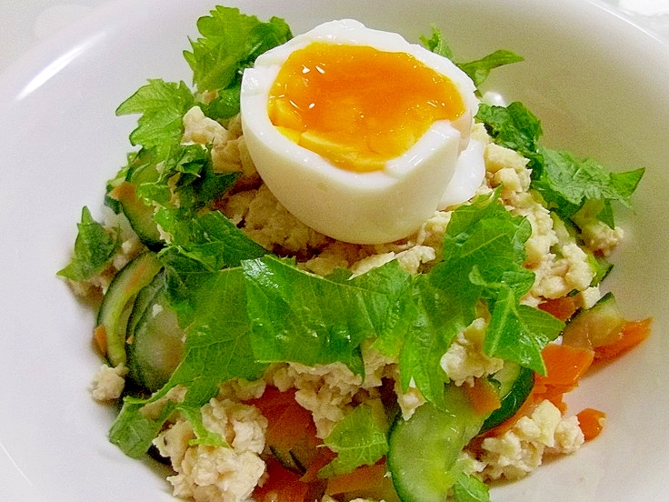 夏にぴったり☆ふわっふわっ☆鶏そぼろ丼