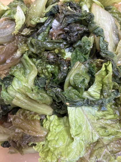 ５分で！？野菜農家の方の❤サラダ菜の胡麻よごし♪