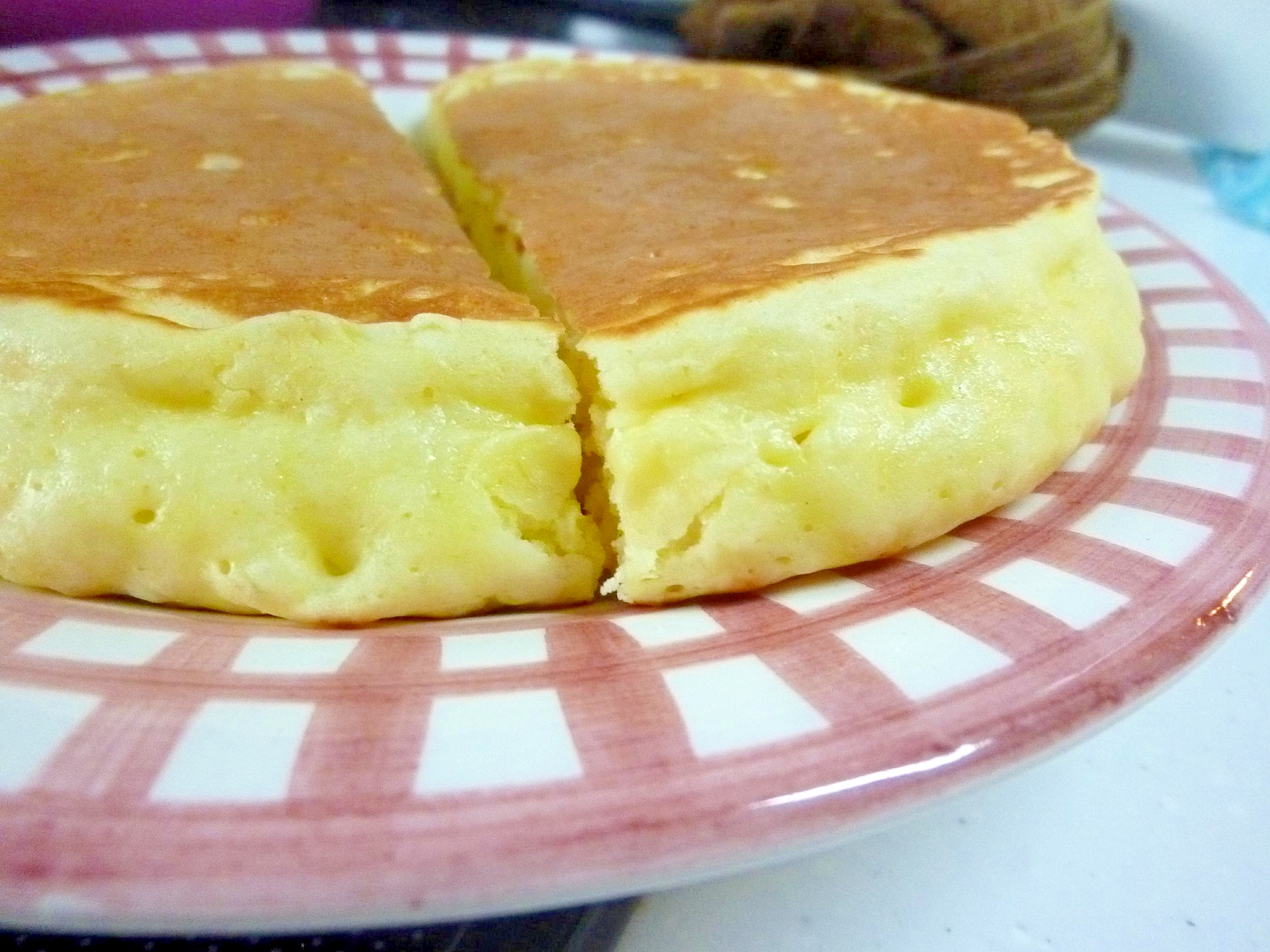 いつものhmで ふんわりホットケーキ レシピ 作り方 By げんきノンタン 楽天レシピ