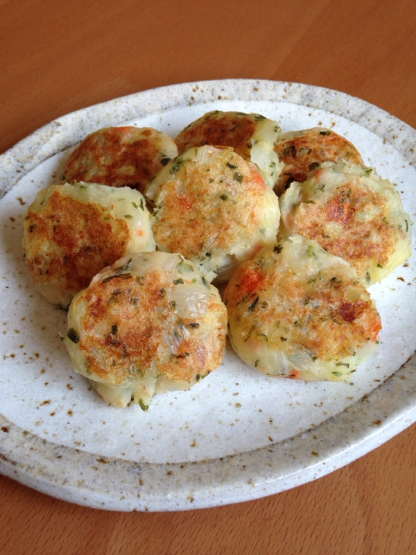 離乳食後期♪じゃがいもとツナのお焼き