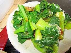 小松菜のコチュジャンナムル