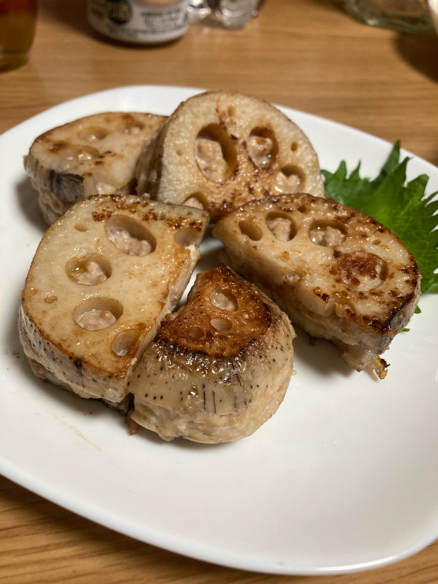 蓮根の挟み焼き