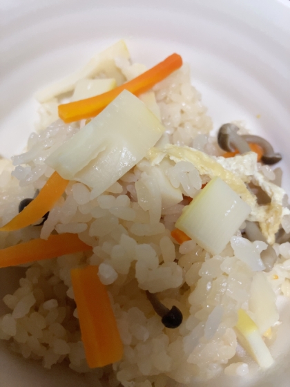 めんつゆで簡単竹の子ご飯